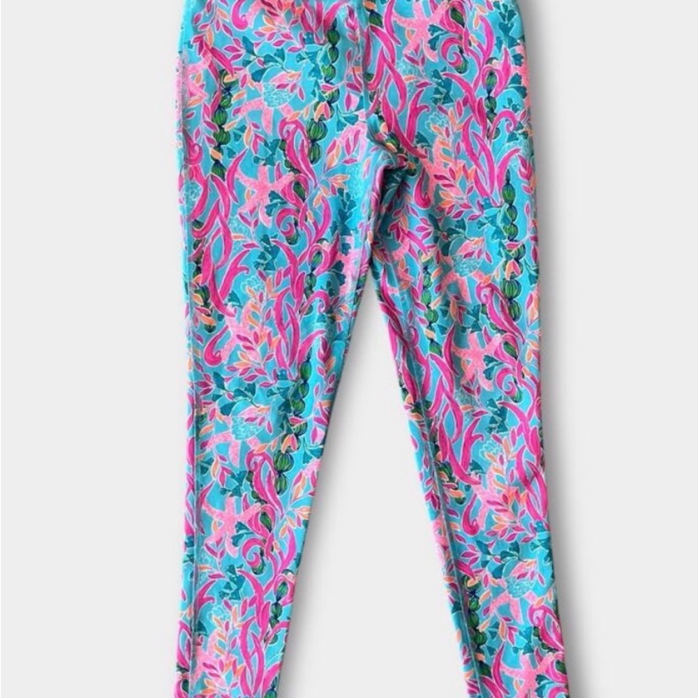 NWT Lilly Pulitzer Luxletic Seaweed Smaba Mini Weekend Leggings